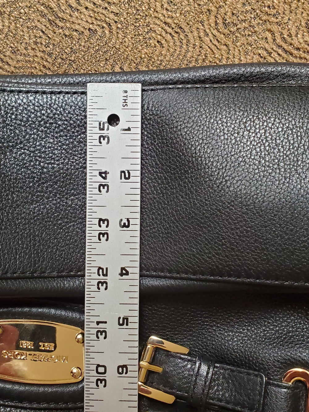 1-DAY FLASH SALE!! Michael Kors LARGE Hamilton East West Tote w/Gold Hardware - Picture 14 of 16